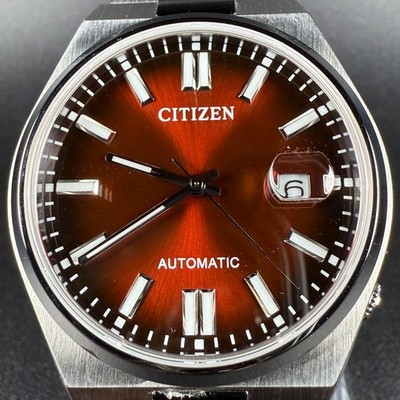  ️ Citizen Tsuyosa NJ0150-56W Burgundy Dial 40mm Automatic Sapphire Watch NEW