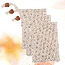 3Pcs Soap Mesh Pouch Reusable Bubble Net for Body Facial Soap Care