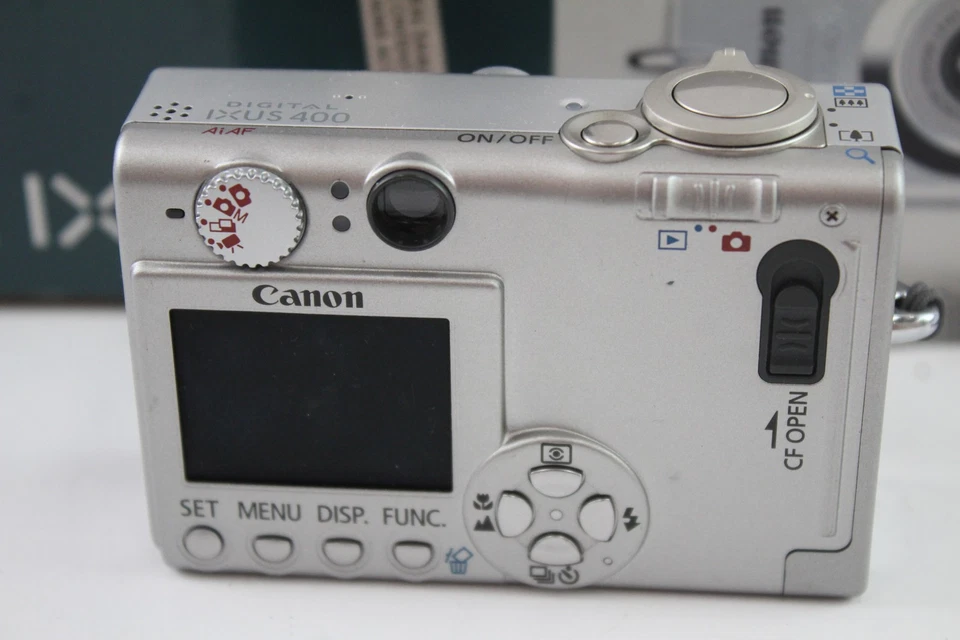 Canon Ixus 400 Digital Compact Camera Working w/ Canon 3x Zoom Lens - Image 3 of 4