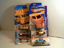 HOT WHEELS VOLKSWAGEN 6-CAR LOT FEAT. YELLOW MOON EYES KOOL KOMBI