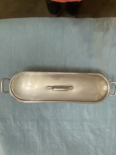 Stainless Steel Asparagus Steamer with Lid and Insert, Used