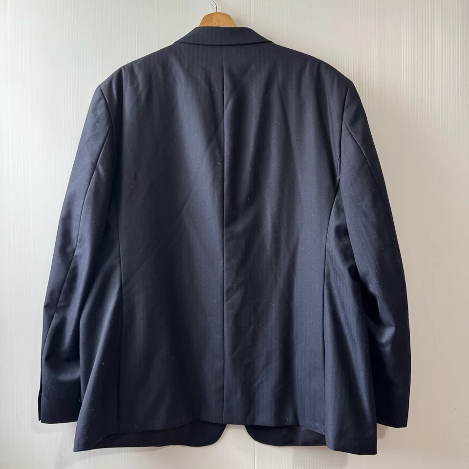 Новый MICHAEL KORS 100% шерсти Blazer куртка две кнопки мужской размер 50R темно-синий - Изображение 2 из 4