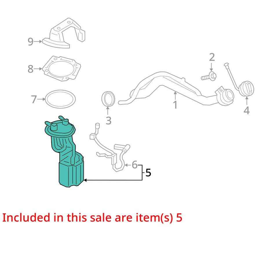 Fuel Pump Assembly 6.7L 6' 9" Box Fits 17-22 FORD F250SD PICKUP 1823544 Foto 3 de 4
