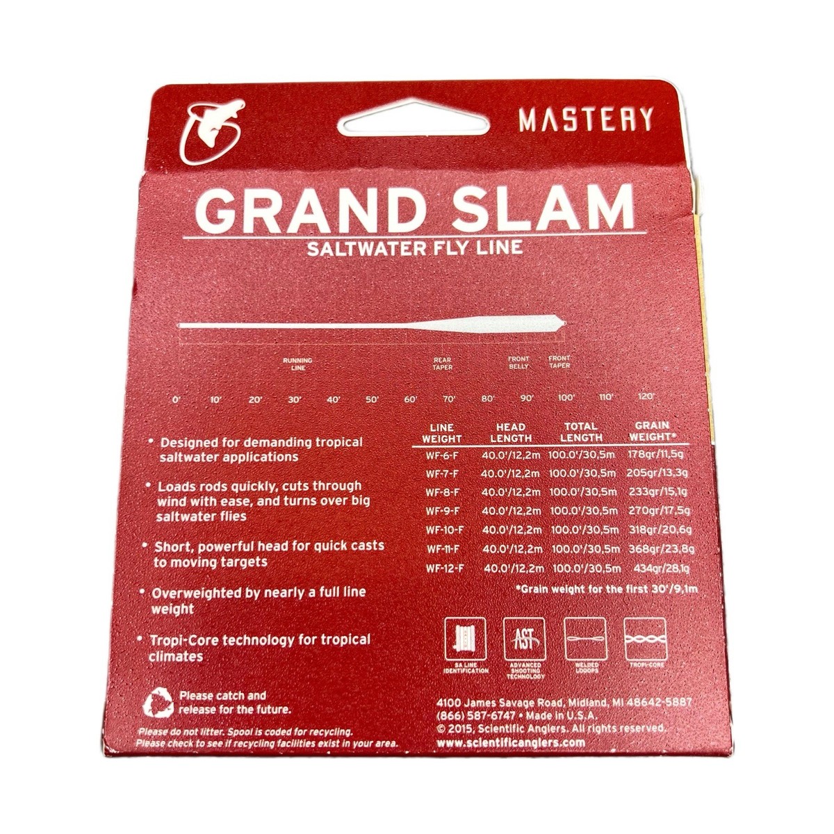 リール Scientific Anglers GRANDSLAM WF-9F Scientific Anglers