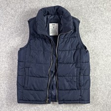 GAP Kids Puffer Vest Small Blue Primaloft Down Alternative Warm Fall