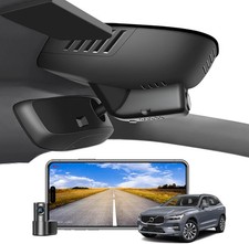 Mangoal Front 4K & Rear 1080P Dash Cam Custom for Volvo XC60 2018-2026 OEM Look