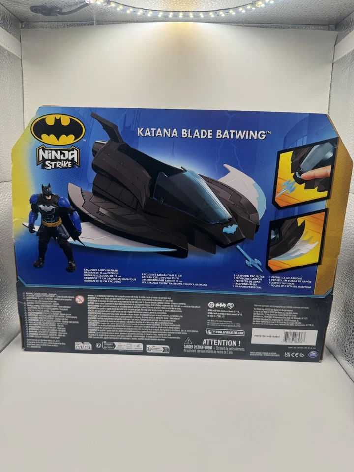 Batman Ninja Strike Katana Blade Batwing Vehicle, эксклюзивная фигурка Spin Master - Изображение 4 из 4