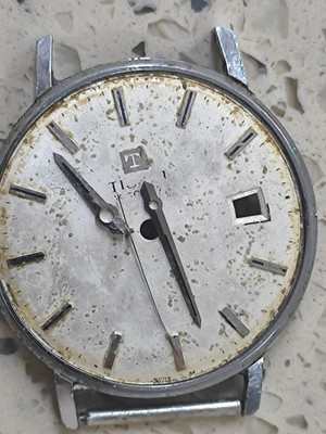 Tissot Visodate  Cal 782-1 Ref. 41/4254-4  Part CASE. 34mm & Dial & hands Used Y