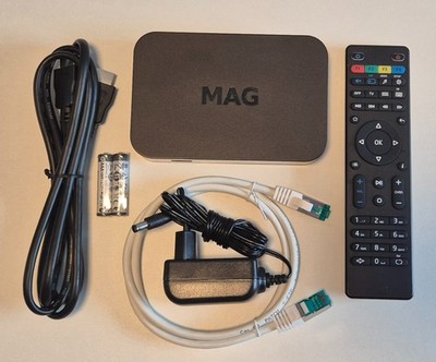 MAG 322 Set Top Box IP-TV Infomir + HDMI / LAN Kabel