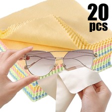 Random Colour Lens Clothes High Quality Microfiber Suede Glasses Cleaner Cloth P