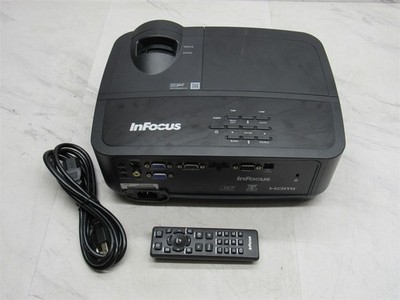 InFocus IN116x DLP Projector 3200 Lumens 1399 Lamp Hours PC 3D 1080p w/ Remote