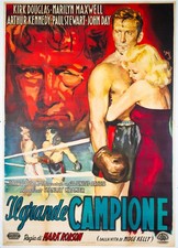Il Grande Campione - The Champion with Kirk Douglas artwork Rinaldo Geleng 1949