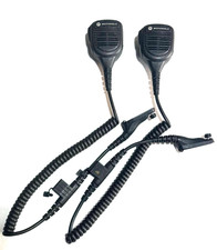 Lot of 2 Motorola Remote Speaker Microphone PMMN4084A for APX