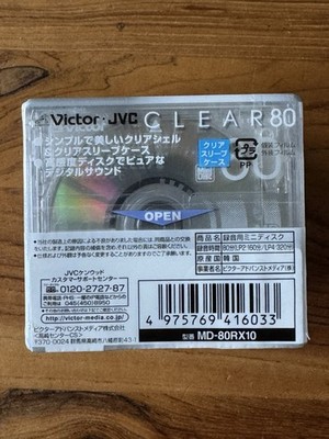 Lot De 10 Minidisc JVC Victor AR Sweets – 80 Minutes – Neufs Sous Blister