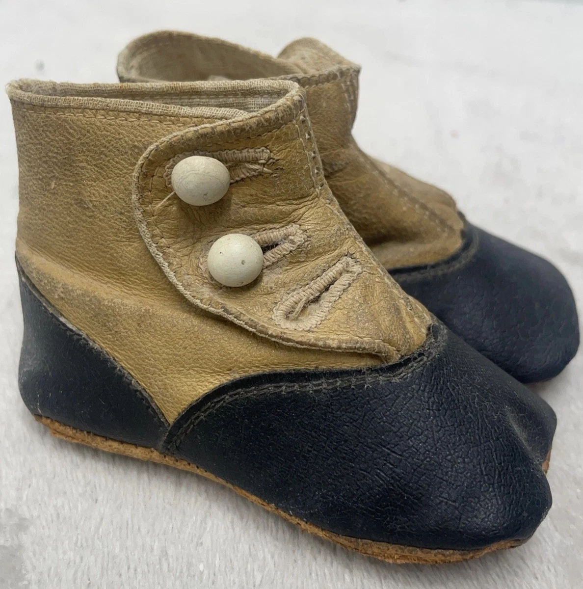 25+ Leather Original Vintage Shoes for Children 1900s Decade for