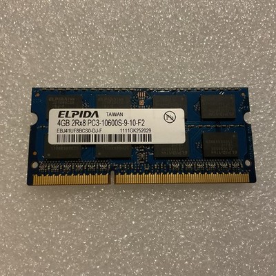 LAPTOP RAM 4GB Elpida PC3 - 10600S DDR3 EBJ41UF8BCS0-DJ-F