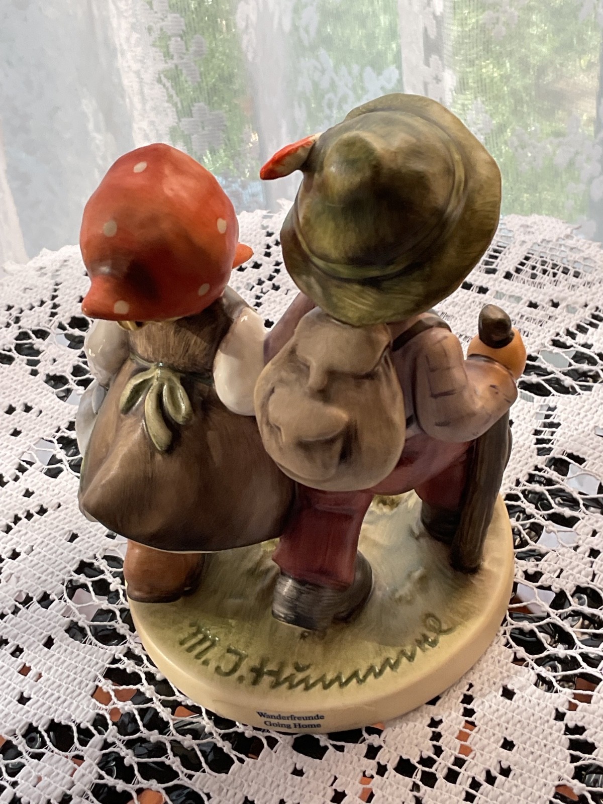 Hummel Goebel Figurine Going Home #383  No Box Excellent Condition 