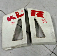 KAWASAKI KLR 650 1989 COPPIA PARAFANGO RADIATORE LOOK PANNELLO RICAMBI ORIGINALI