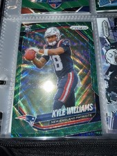 Panini 2025 Prizm Kyle Williams Rookie Green Prizm #336 New England Patriots