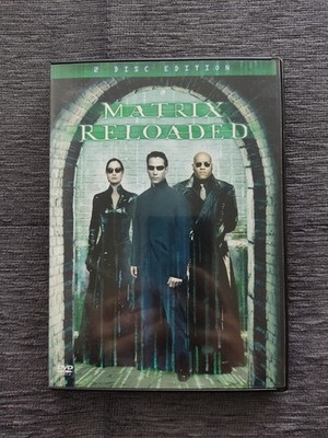 Matrix Reloaded 2 Disc Edition Keanu Reeves Laurence Fishburne Hugo Weaving DVD