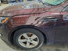 2015 Optima Left Driver Side Fender Color: Maroon Ir