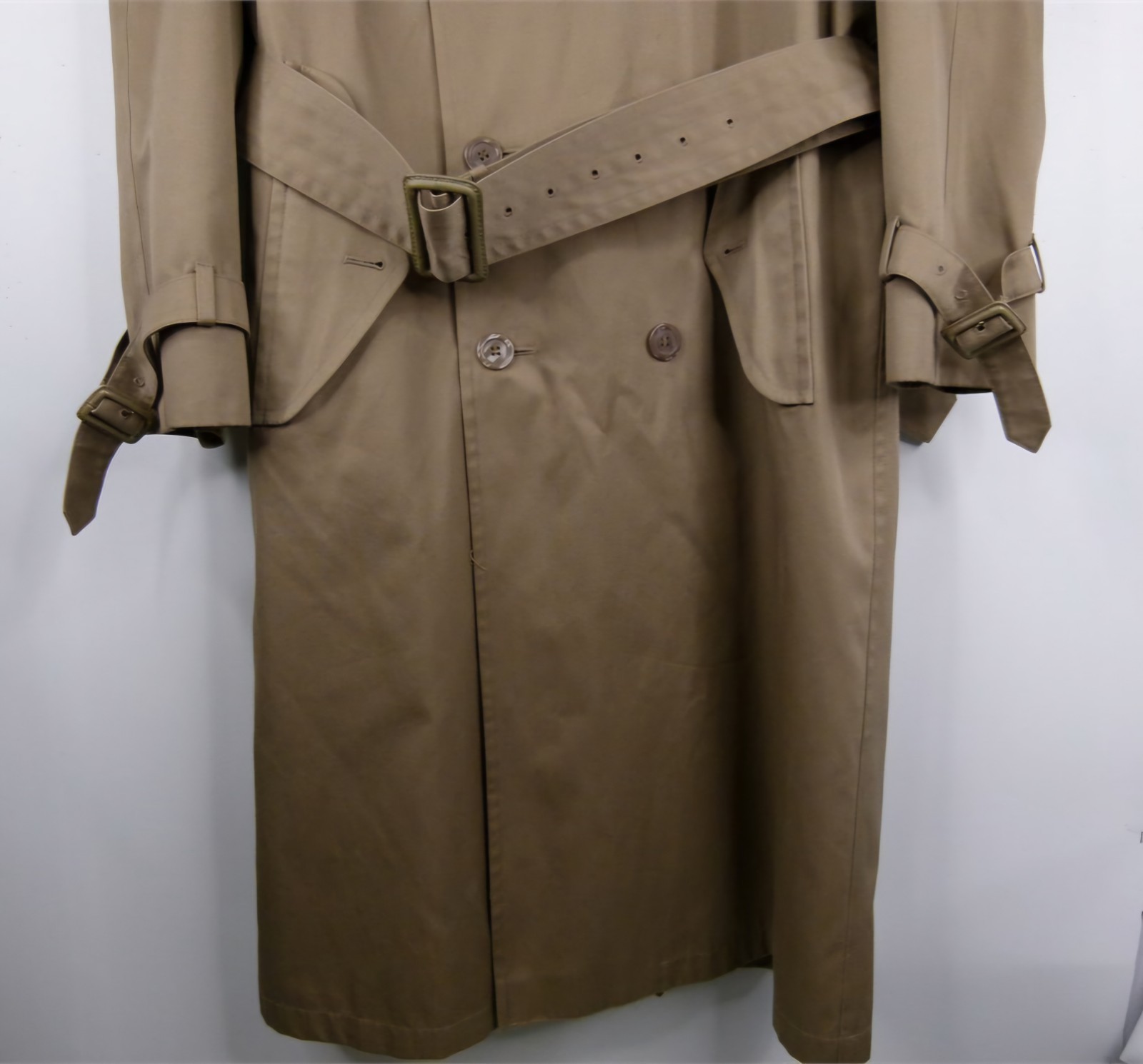 London Fog Towne Men’s Brown Trench Coat Size 38 Regular