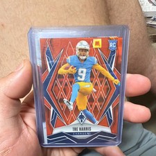 2025 Panini Phoenix - Rookies Tre Harris #160 Orange Pandora /189 (RC)