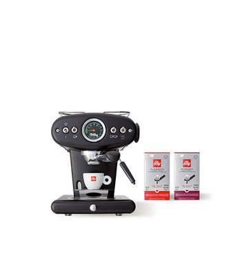 Genuie illy X1 Anniversary E.S.E. Pod Machine Bundle - Black