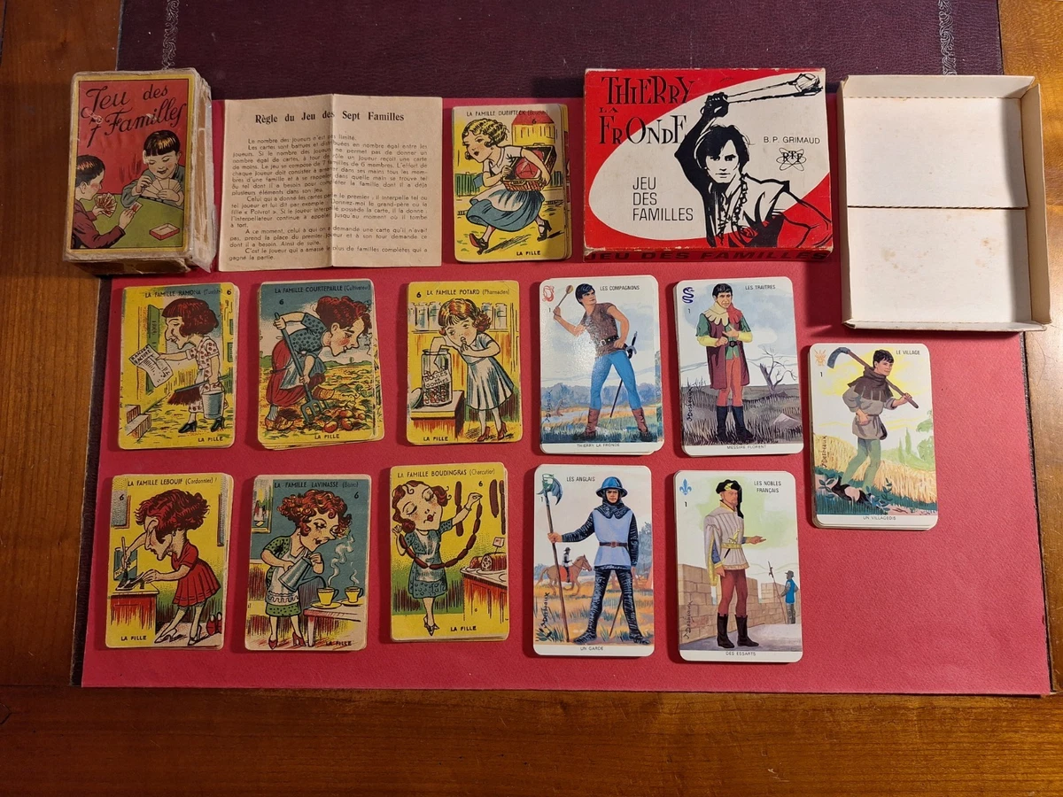 Jeu Des 7 Familles Les Mondes Engloutis - A2 Antenne 2 - Ducale Vintage - France