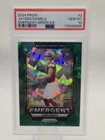 2024 Panini Prizm Football Jayden Daniels Emergent Green Ice Prizm RC #2 PSA 10