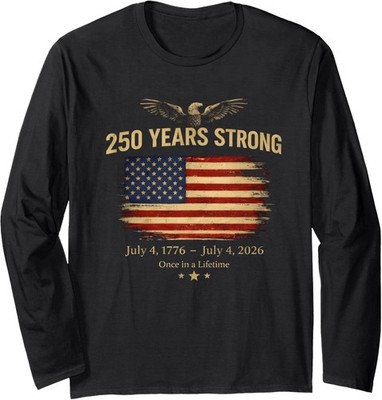 Heritage Of Freedom Design American Eagle Design Long Sleeve T-Shirt