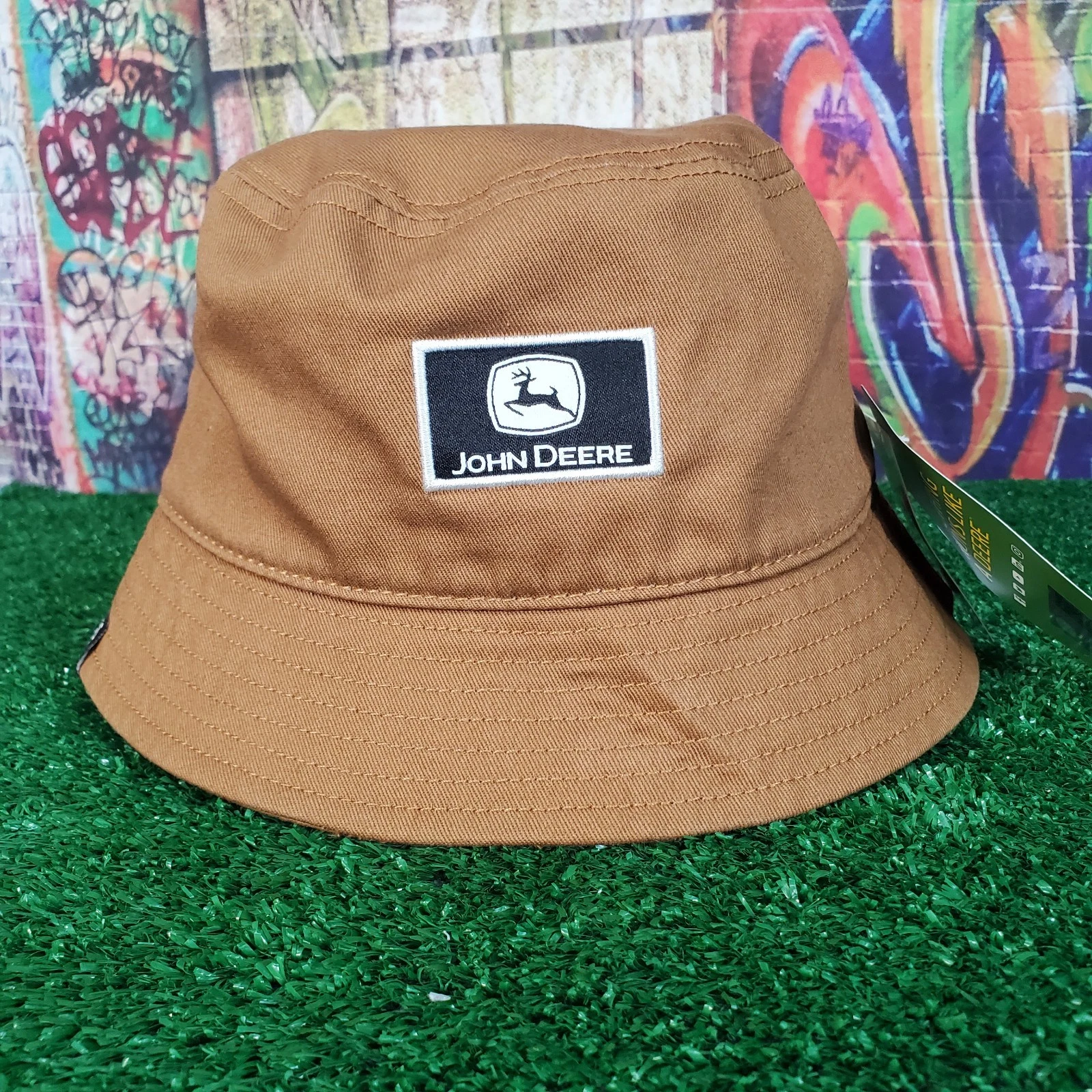 John Deere Brown Bucket Hat New (D15)