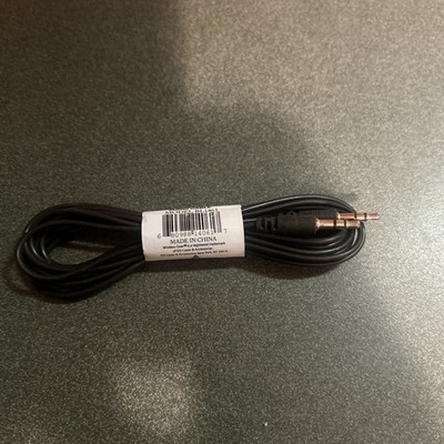 Wireless Gear 10ft 3.5mm Male to Male Audio Cable Black BL1461