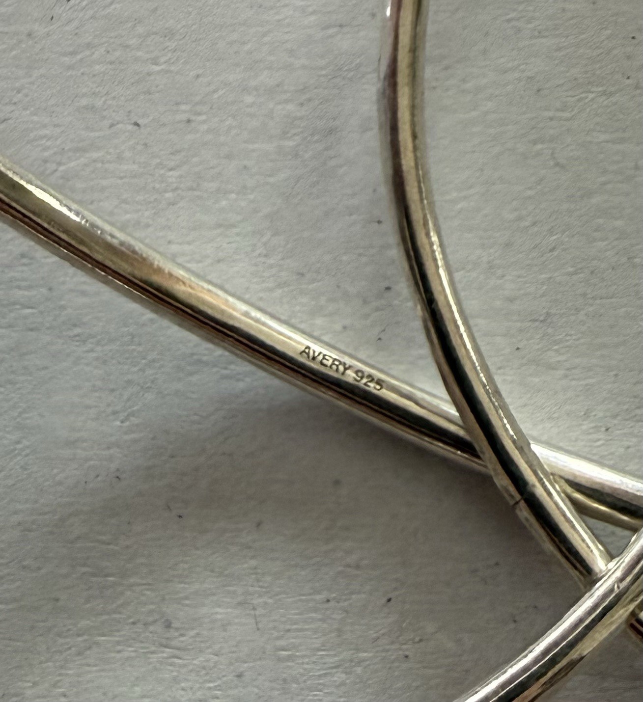 JAMES AVERY Sterling Silver Interlocking Bangle B… - image 2
