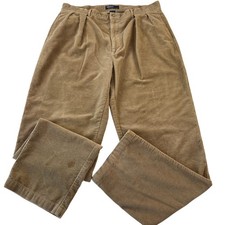 Polo Ralph Lauren Cords Vintage corduroy Pants Men  s size 38x34 Beige Baggy