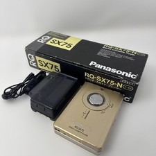 Panasonic RQ SX75 Cassette Player Portable Audio Device Vintage Working