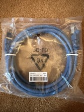 Cat6 Ethernet cable, also known as a network/LAN cable, with RJ45 connectors