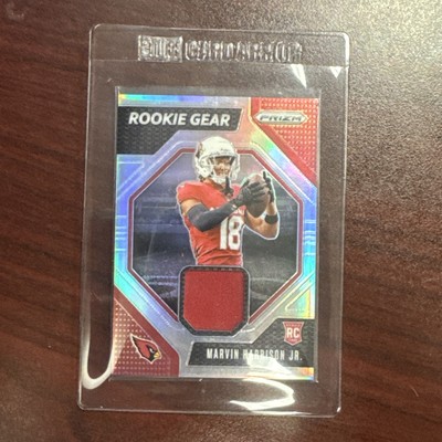 2024 Panini Prizm Patch Marvin Harrison Jr. RC Silver Prizm