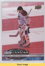 2025-26 Upper Deck Series 1 UD Canvas Samuel Montembeault #C-48 READ 2fn
