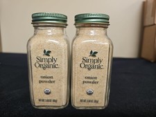 Simply Organic Onion Powder, 3 Oz, 2 Pack, Factory Sealed, Exp February 2027