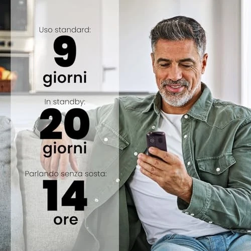 SPC Talk 2 Go – Telefono cellulare base | Schermo da 1,8" | Batteria 9 giorni - Immagine 2 di 4