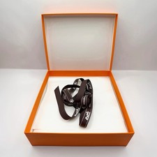 Hermes Orange Gift Box 7.5 x 7.5 x 2.2 w Tiss...