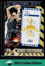 2021-22 Hoops Rudy Gobert Frequent Flyers #3 Basketball Utah Jazz