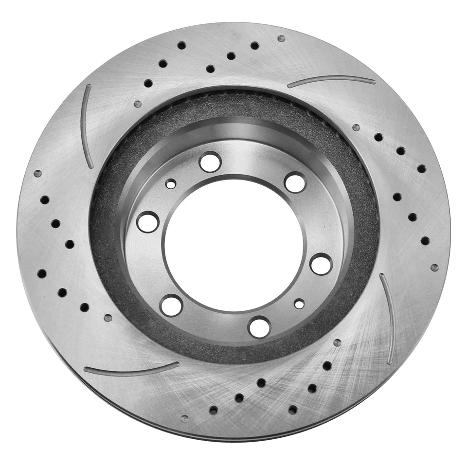 Front Disc Rotors Ceramic Pads and Brake Calipers For 2005-2021 Toyota Tacoma Foto 2 de 4