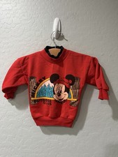 Vintage Disney Mickey Mouse Outdoor Club Sweatshirt 2T/3T Bin 2