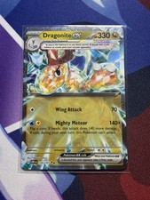 Pokémon TCG Dragonite ex Sv03: Obsidian Flames 159/197 Holo Double Rare