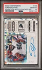 Jordan Davis /22 Rookie Auto Variation Cracked Ice PSA 10 2022 Contenders RC