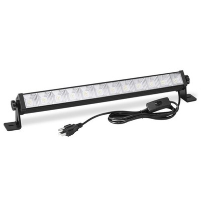 ZHPINGMX 1 Pack 24W LED Shop Light, Plug in Garage Light with 24W-1P, Black 
