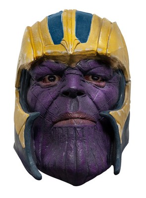 Avengers Endgame Thanos Maske - Halloween Fasching - Detailliert ausgearbeitete