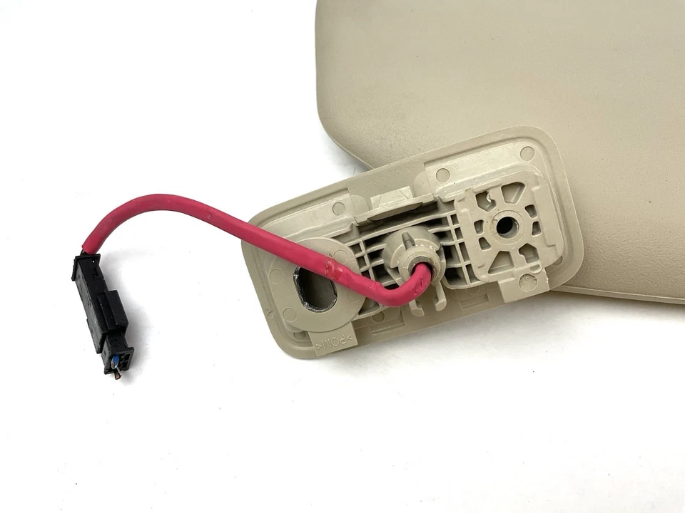 Volvo XC60 2010-2012 parasol lado conductor pasajero iluminado beige par OEM Foto 4 de 4